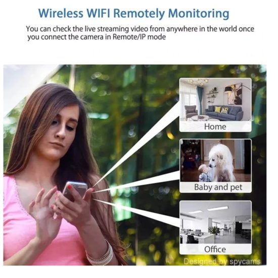 Mini WiFI Camera Wireless Home Security CCTV With Audio Video Recording Night Vision Motion Detection HD-1080P - Image 2