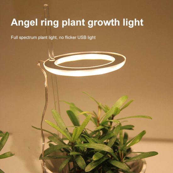 Angel Ring Light Lamp for plants For Growing USB-5V Phytolamp Growth Landscape Lighting for Indoor Plants Bonsai Flowers