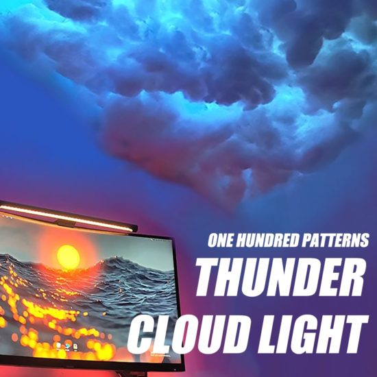 Thunder Cloud Light Led Smart For Bedroom E-sports Room Decor Rgb Lightning Cloud Light Diy Atmosphere Night Lamp - Image 2