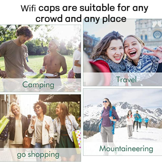 Mini WiFi Cam HD-4K head Hat Camera Wearable Recorder Photo Video Recording Action Camera Digital Camcorder Suport TFCard - Image 2