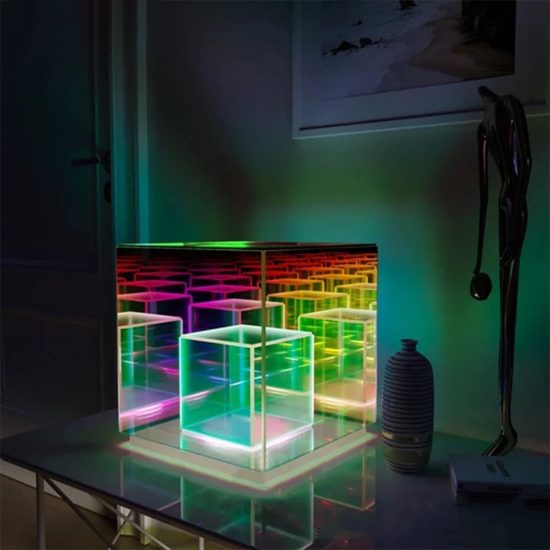 Pyramid Night Light LED USB Color Dimming Atmosphere Lamps Home Bedroom Decoration Birthday Gift Lamp - Image 3