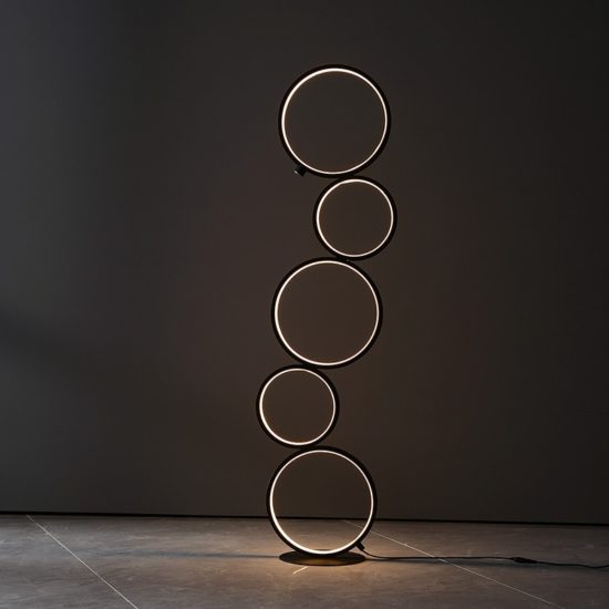 Lamp Floor for Living Room Touch Switch 3-Levels Led Dimming Metal Iron Nordic Decoration Home Corner Stand Lighting - Image 2