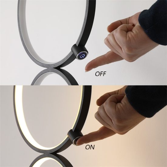 Lamp Floor for Living Room Touch Switch 3-Levels Led Dimming Metal Iron Nordic Decoration Home Corner Stand Lighting - Image 4