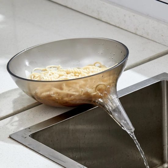 Sink Strainer Plastic Fruit Vegetable Washing Basket Drainer Creative Baskets Filter Shelf Kitchen Tools