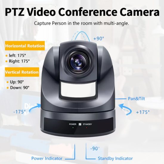 Conference Camera PTZ-Video-HD USB MI 3X-10X-20X For Educate Live Business Meeting Equipment Remote Teaching - Image 2