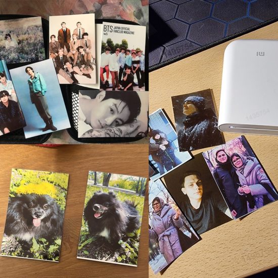 ⁦Mini Pocket Photo Printer Portable Xiaomi Print Paper Poster 3-Inch DIY Share Picture Work With Mi Home App⁩ - الصورة ⁦2⁩