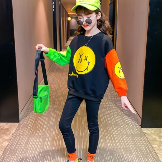Girls Clothing Sets Teens Tracksuit Big Children'S Casual Sweater+Pants Kids Sports Suits 4-13Y - Image 2