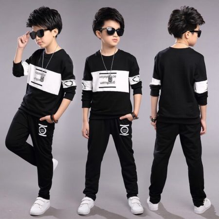 Teen Children Clothes 3-11year Boys Costume Tracksuit Camouflage Tops Pants 2PCS Children Spring Outfits Set