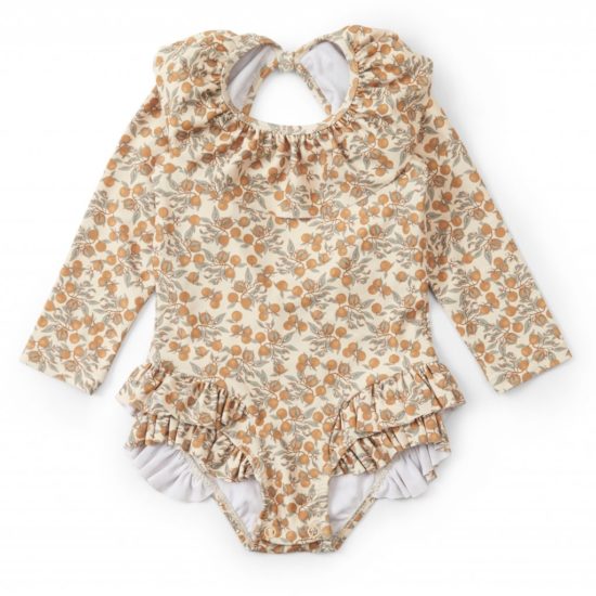 Swimming Suit Baby Girls Flower Children Clothes Kids SwimWears Matching 18M-9T - Image 3