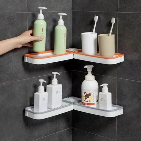rack foldable Storage Toilet bathroom non perforated soap storage rack closet organizer
