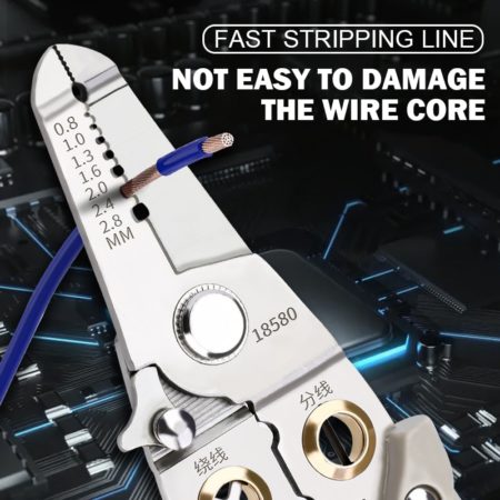 Wire Stripping Pliers Electrician Wire Splitting Pliers New Universal Industrial Cutting Cable Pliers