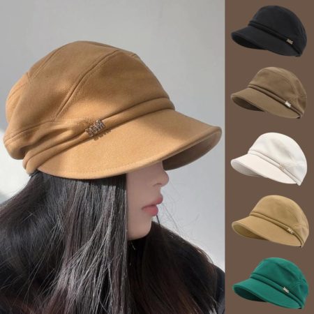 Beret Cap Plush and thick New Casual Hat Autumn Winter Beret Painter Hat