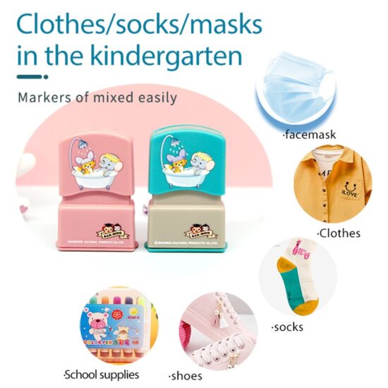 Children's Name Seal Custom Student's Name Stamp Kindergarten Clothes Waterproof Name Sticker - Image 3