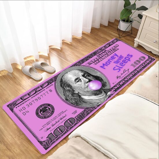 Entrance Doormat Style Dollar Money, Living Room Floor Rugs Home Decor Kitchen Absorbent Carpet Anti Slip Bathroom Hallway Mat - Image 2
