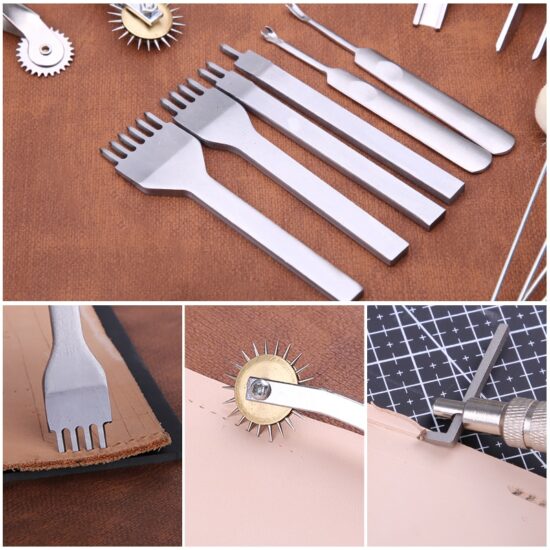 Leather Sewing Awl Thread Kit Speedy Stitcher Hand Sewing Machine Tools Kit Leathercraft Stitching Shoemaker Canvas Repair - Image 2