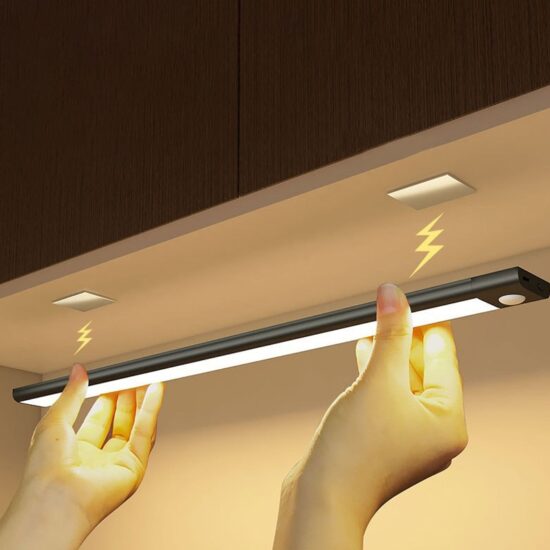 Night Light Led Under For Cabinet Motion Sensor USB Rechargeable Kitchen Lighting Lamp