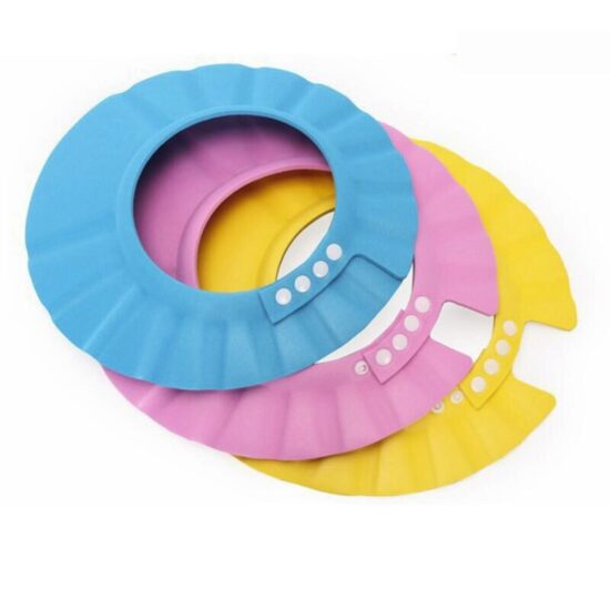 ⁦Cap Hat Soft For Baby Washing Hair Shield For Children Bathing Shower Cap Kids Safe Shampoo Shower⁩ - الصورة ⁦3⁩