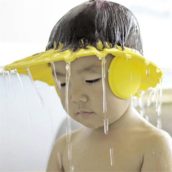 Cap Hat Soft For Baby Washing Hair Shield For Children Bathing Shower Cap Kids Safe Shampoo Shower