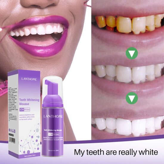 Teeth Whitening Deep Cleaning Cigarette Stains Repair Bright Neutralizes Yellow Tones Dental Plaque And Fresh Breath - Image 5