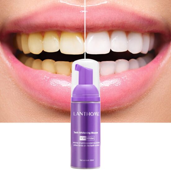 Teeth Whitening Deep Cleaning Cigarette Stains Repair Bright Neutralizes Yellow Tones Dental Plaque And Fresh Breath - Image 2