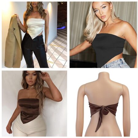 Corset Women's Black Fashion Casual Cute Short Vest Off Shoulder Sexy Floral Print Tank Tops Aesthetic