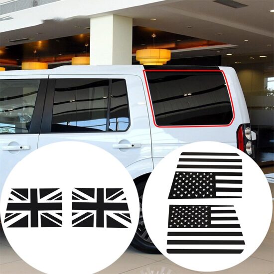 Stickers Exterior Car Rear Window Glass USA UK For Land Rover Discovery-3 2004-2009 Discovery-4 2010-2016