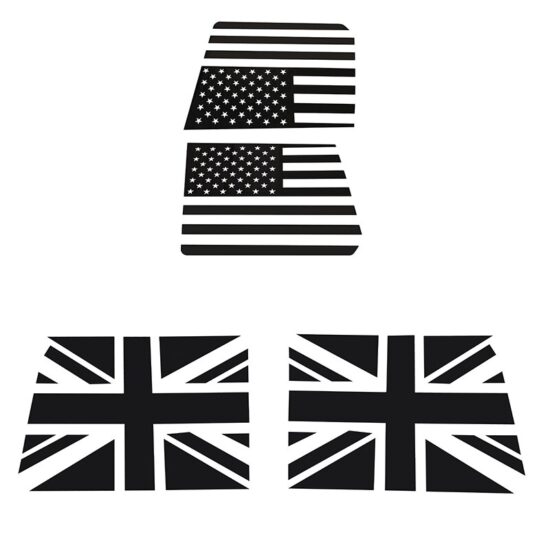 Stickers Exterior Car Rear Window Glass USA UK For Land Rover Discovery-3 2004-2009 Discovery-4 2010-2016 - Image 2