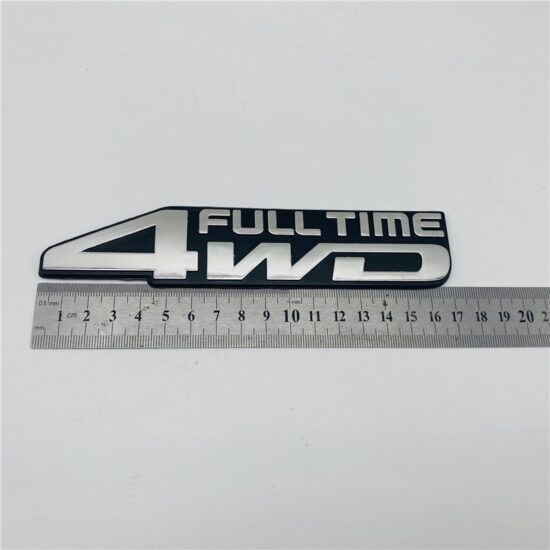 Rear FULL TIME 4WD ABS Emblem Badge Logo For 1991-1997 Land Cruiser 80 Series FJ80 1996-1997 LX450 - Image 4
