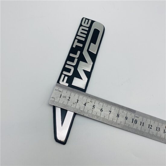 Rear FULL TIME 4WD ABS Emblem Badge Logo For 1991-1997 Land Cruiser 80 Series FJ80 1996-1997 LX450 - Image 3