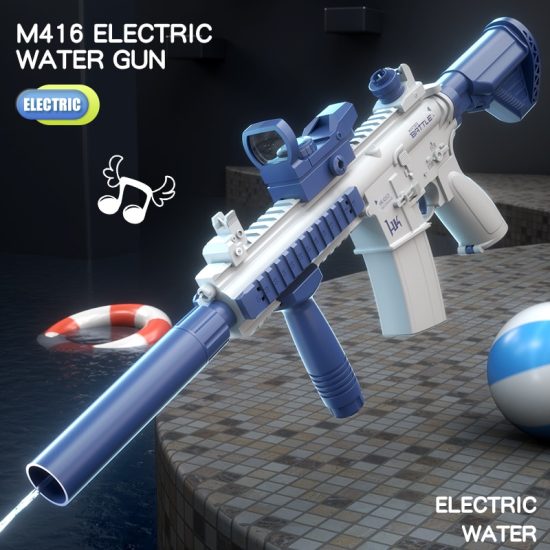 M416 Electric Water Gun Rechargeable Long-Range Continuous Firing Space Party Game Splashing Toy Boy Gift - Image 2