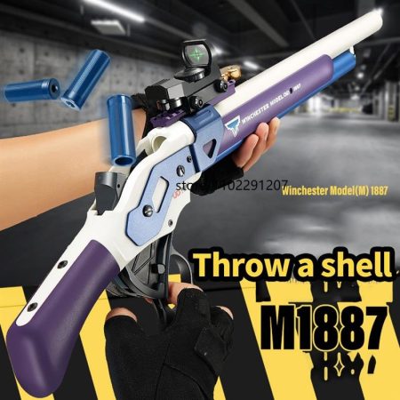 M1887 Gun Airsoft Shell Throwing Soft Bullet For Shooting Paintball Traumata Pistol Machinegun Toys For Boys