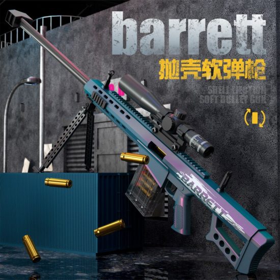 Msr Sniper Gun Shell Ejection Barrett Soft Bullet Gun Sniper Toy Gun Birthday Gift Surprise Explosive - Image 3