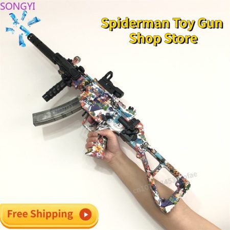 MP5K Manual and Electric 2In1 Gel Bullet Blaster Sports Outdoor Game Toy Gun Boy Mystery Birthday Gift