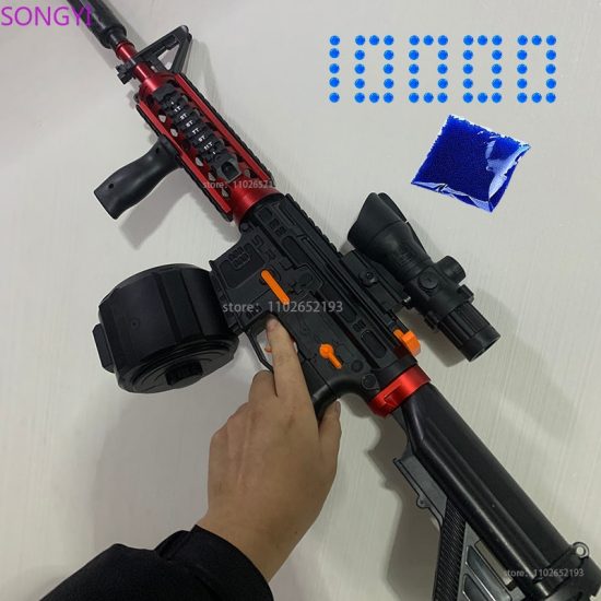 MP5K Manual and Electric 2In1 Gel Bullet Blaster Sports Outdoor Game Toy Gun Boy Mystery Birthday Gift - Image 2