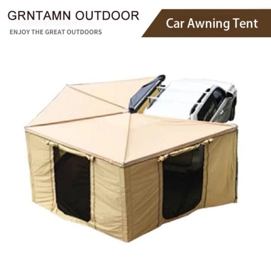 Tent Car Awning 2m in Roof Diameter 2m-2.5m 4 Side Sector Side Sunshade Portable Tent