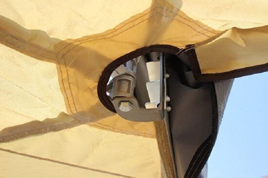 Tent Car Awning 2m in Roof Diameter 2m-2.5m 4 Side Sector Side Sunshade Portable Tent - Image 5