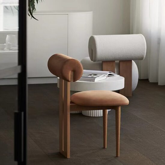Designer Office Lounge Chairs Modern Nordic Vanity Chairs Dining Balcony Mumbles Para El Hogar Living Room Furniture - Image 3