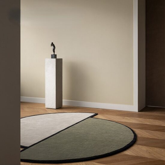 Irregular Staggered Round Carpet For Bedroom Bedside Large Area Fluffy Rugs Cloakroom Floor Mat Sofa Soft Plush Rug - Image 2