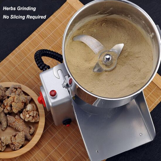 Herb Grinder Coffee Machine Grain Spices Mill Medicine Wheat Mixer Dry Food Grinder Capacity 800G 3000W - Image 3