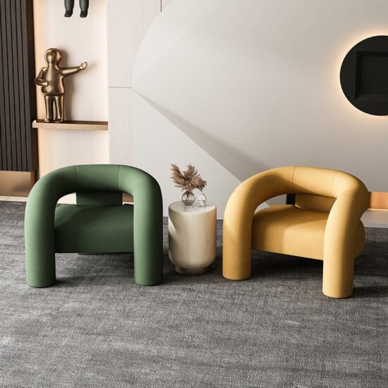 Single Sofa Chair Luxury Leisure Pipe Style Chair Living Room Nordic Bedroom Simple Balcony Sofa - Image 3