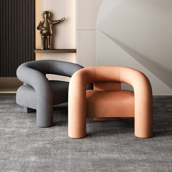 Single Sofa Chair Luxury Leisure Pipe Style Chair Living Room Nordic Bedroom Simple Balcony Sofa - Image 2