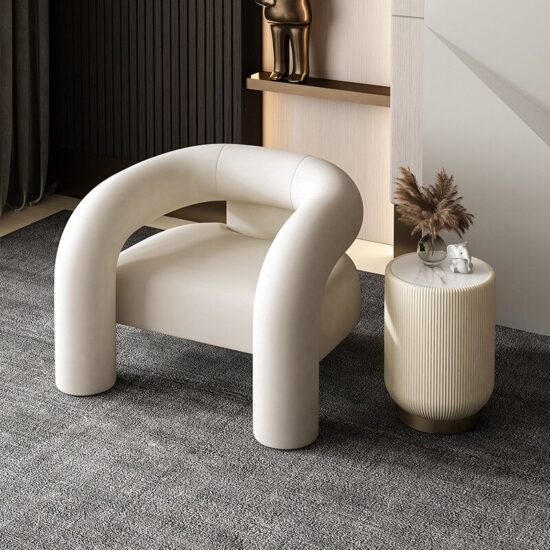 Single Sofa Chair Luxury Leisure Pipe Style Chair Living Room Nordic Bedroom Simple Balcony Sofa - Image 4