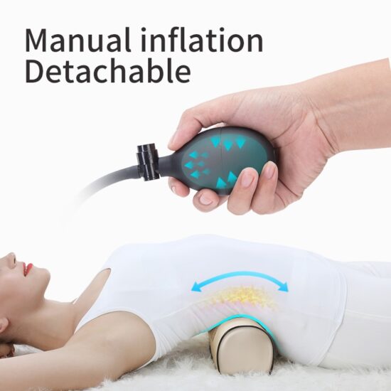 Neck Massage Pillow Electrical Cervical Traction Massager Wormwood Hot Compress Relief Back Shoulder Pain Body Health - Image 2