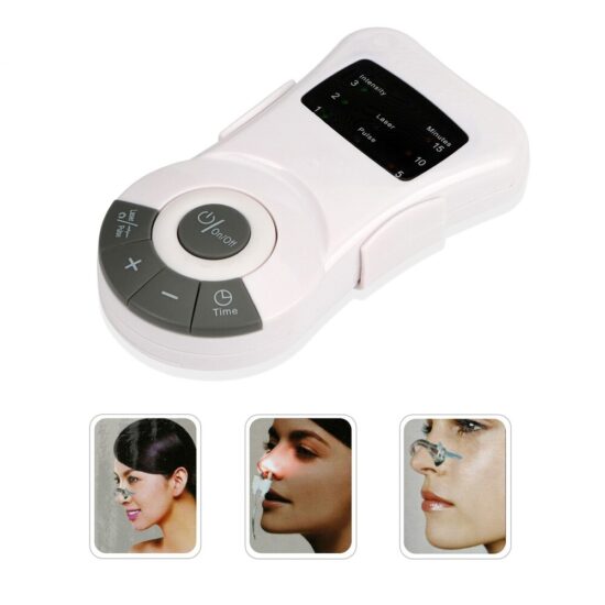 ⁦Allergic Rhinitis Therapy Machine Electric Sinusitis Sneezing Nasal itching Nose Care Device Safety Laser Light Treatment Cure⁩ - الصورة ⁦2⁩