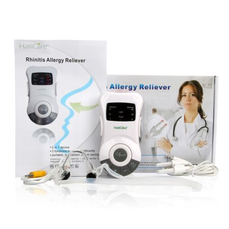Allergic Rhinitis Therapy Machine Electric Sinusitis Sneezing Nasal itching Nose Care Device Safety Laser Light Treatment Cure