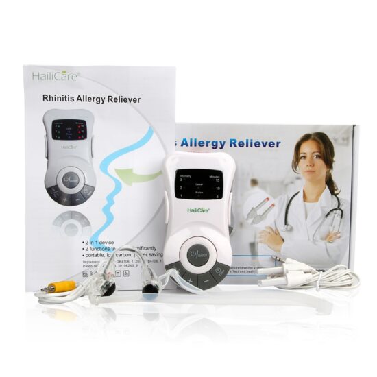 Allergic Rhinitis Therapy Machine Electric Sinusitis Sneezing Nasal itching Nose Care Device Safety Laser Light Treatment Cure
