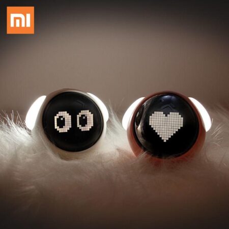 Emotion Clock Cute Expression Alarm Multi Function Digital LED Voice Controlled Light Bedside for Best Gift