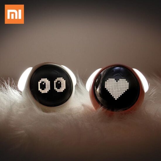 Emotion Clock Cute Expression Alarm Multi Function Digital LED Voice Controlled Light Bedside for Best Gift