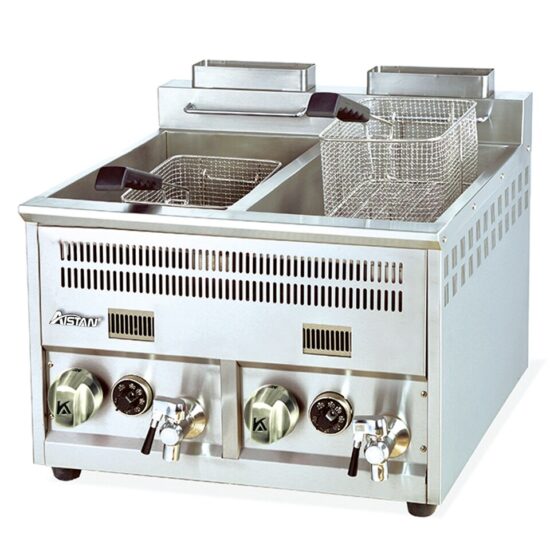 Gas Deep Fryer With Temperature Control 8L LPG For Commercial Restaurant Adjustable - Image 2