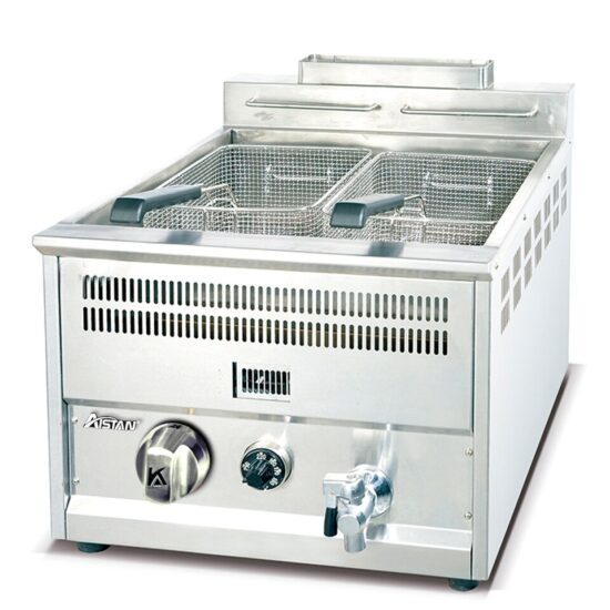 Gas Deep Fryer With Temperature Control 8L LPG For Commercial Restaurant Adjustable - Image 3
